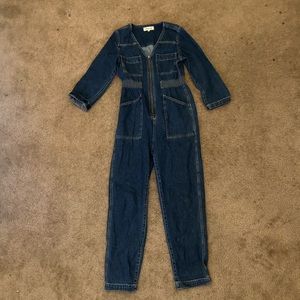 ✨Madewell Denim Jumpsuit Patch Pocket Coverall in Amfield Wash